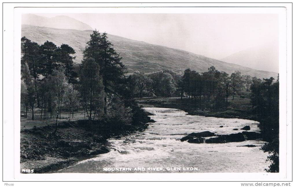 UK1337 :  GLEN LYON : Mountain And River - Perthshire