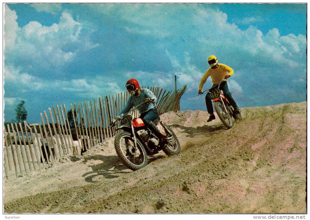 COURSE MOTO : MOTOCROSS : PRINTED In ITALY - ANNÉE: ENV. 1970 - ´75 (k-340) - Motorcycle Sport