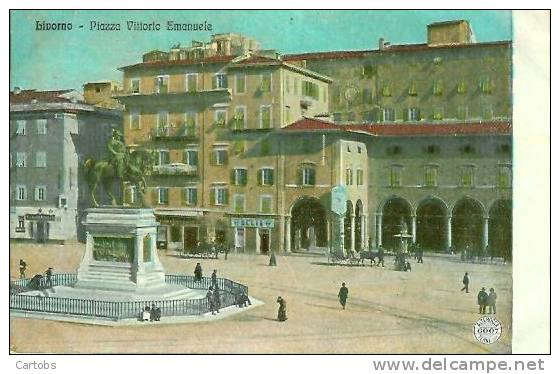 Italie LIVORNO Piazza Vittorio Emanuele - Livorno