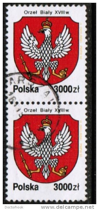 POLAND  Scott #  3129  VF USED Pair - Gebraucht