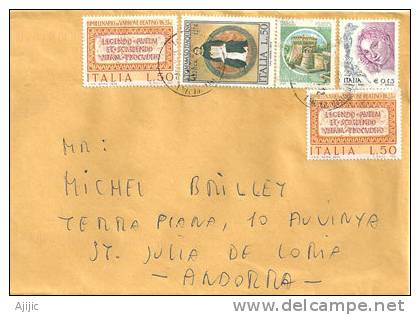 Belle Lettre Recommandée D'Asti  Adressée En Andorre - 2011-20: Poststempel