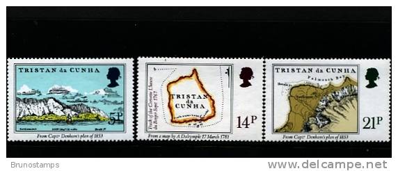 TRISTAN DA CUNHA - 1981   MAPS    SET  MINT NH - Tristan Da Cunha