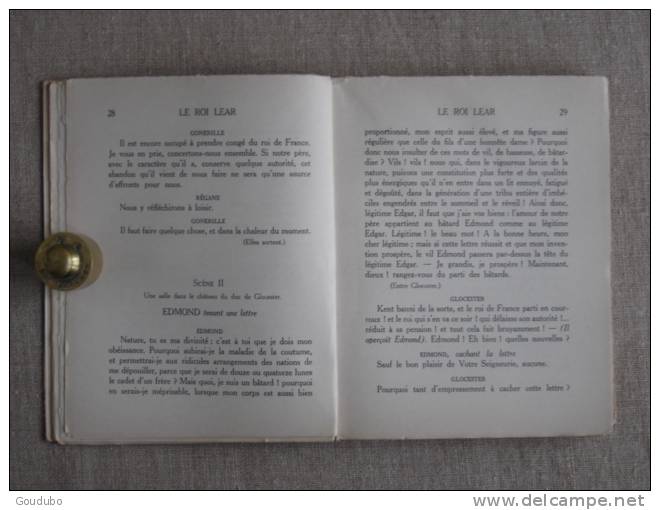 Shakespeare Le Roi LEAR Le Fleuve étincelant 1947 Trad: M. Guizot.  Voir Photos. - Autres & Non Classés