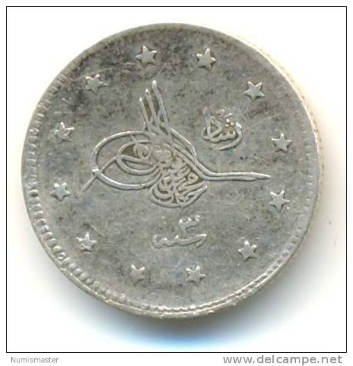 TURKEY , 2 KURUSH 1327/3  MUHAMAD V - Turkije