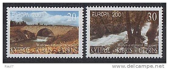 Europa 2001 - Chypre - 2v Neufs ** // Mnh - 2001