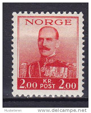 Norway 1937 Mi. 193    2 Kr King König Haakon VII. MH* - Ungebraucht