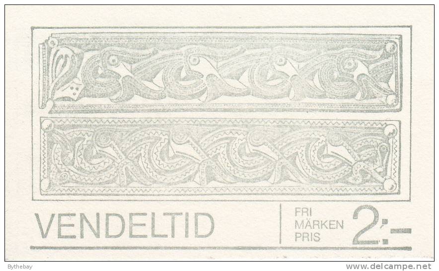 Sweden MNH Scott #1115a Complete Booklet Treasures From Tombs Of The Vendel Period - 1951-80