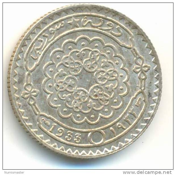 SYRIA , 25 PIASTRES 1933 - Syrie