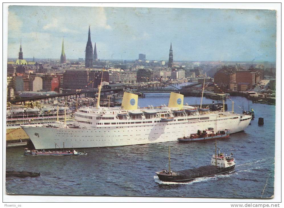 HAMBURG - Hafen, Port, 1970. - Harburg
