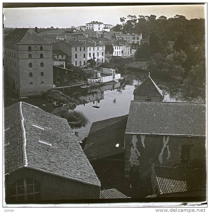 5  Plaques De Verre Stéréo Du 44 Clisson En 1907 Le Château Différentes Vues Toutes Légendées  B7-6 - Plaques De Verre