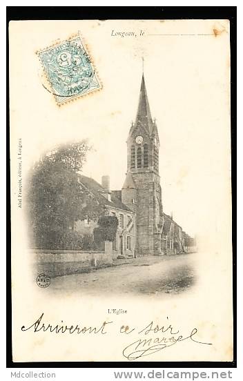 52 LONGEAU   / L'église   / - Le Vallinot Longeau Percey