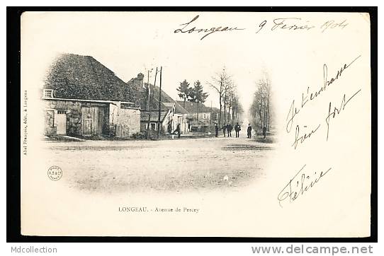 52 LONGEAU   /  Avenue De Percey  / - Le Vallinot Longeau Percey