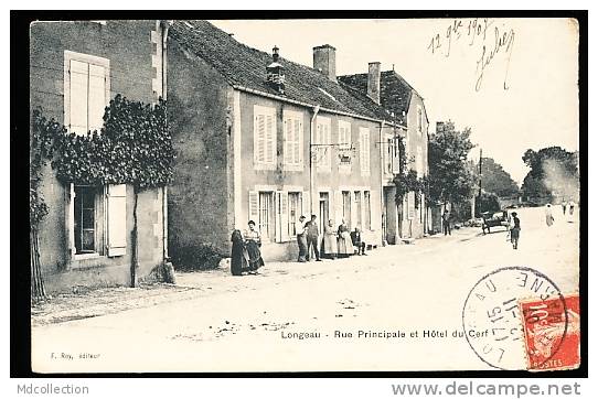 52 LONGEAU   / Rue Principale Et Hôtel Du Cerf   / - Le Vallinot Longeau Percey