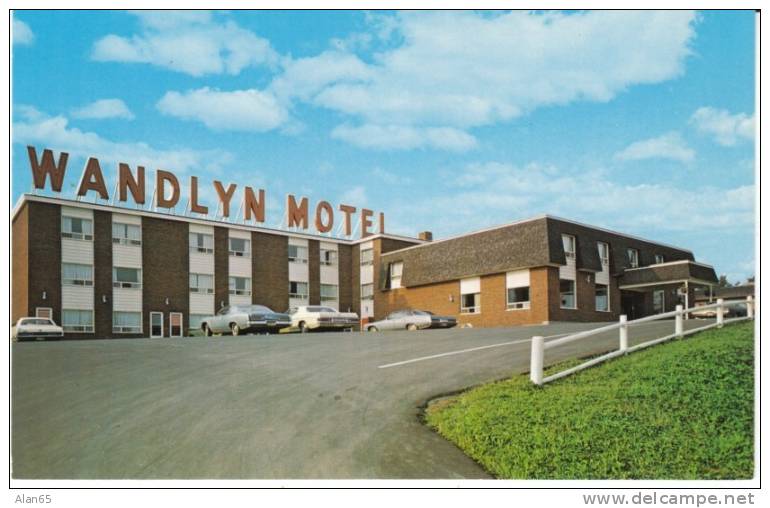 Campbellton NB New Brunswick Canada, Wandlyn Motor Inn Motel, C1970s Vintage Postcard - Autres & Non Classés