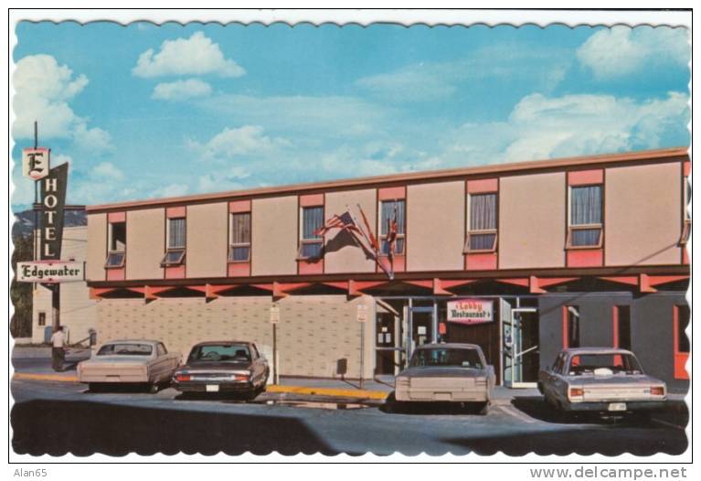 Whitehorse Yukon Canada, Edgewater Motel, Autos, Lodging, C1960s/70s Vintage Postcard - Yukon