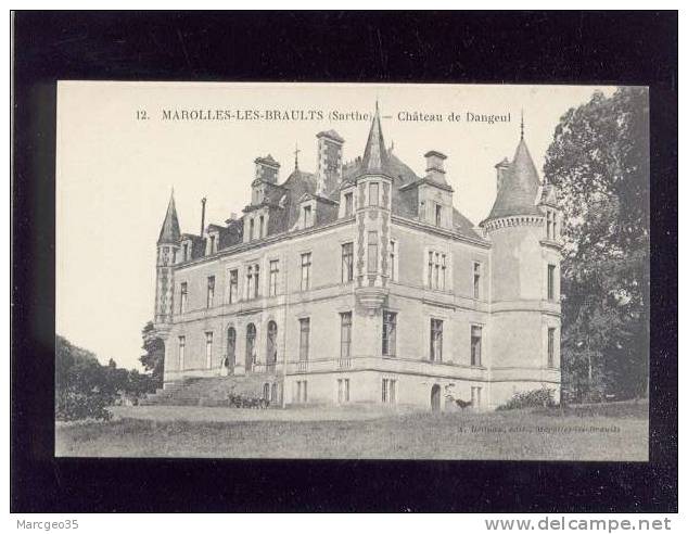 72 Marolles Les Braults Chateau De Dangeul édit.belluau - Marolles-les-Braults