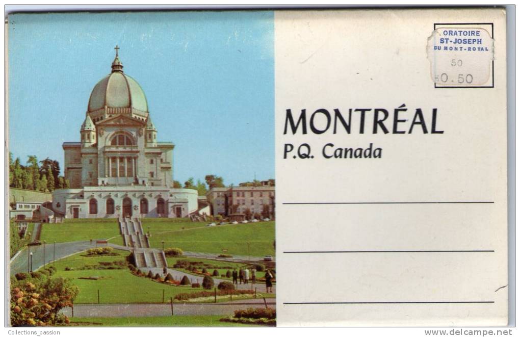 Carte Lettre Agrémentée De 13 Photographies , MONTREAL , QUEBEC , CANADA , 2 Scans - Montreal