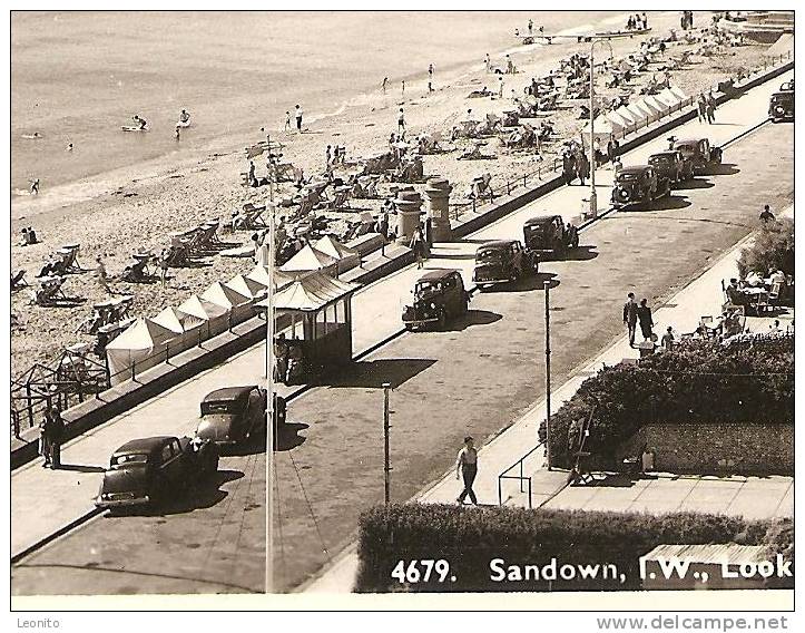 SANDOWN Looking West Kingston-on-Thames Isle Of Wight 1954 - Sandown