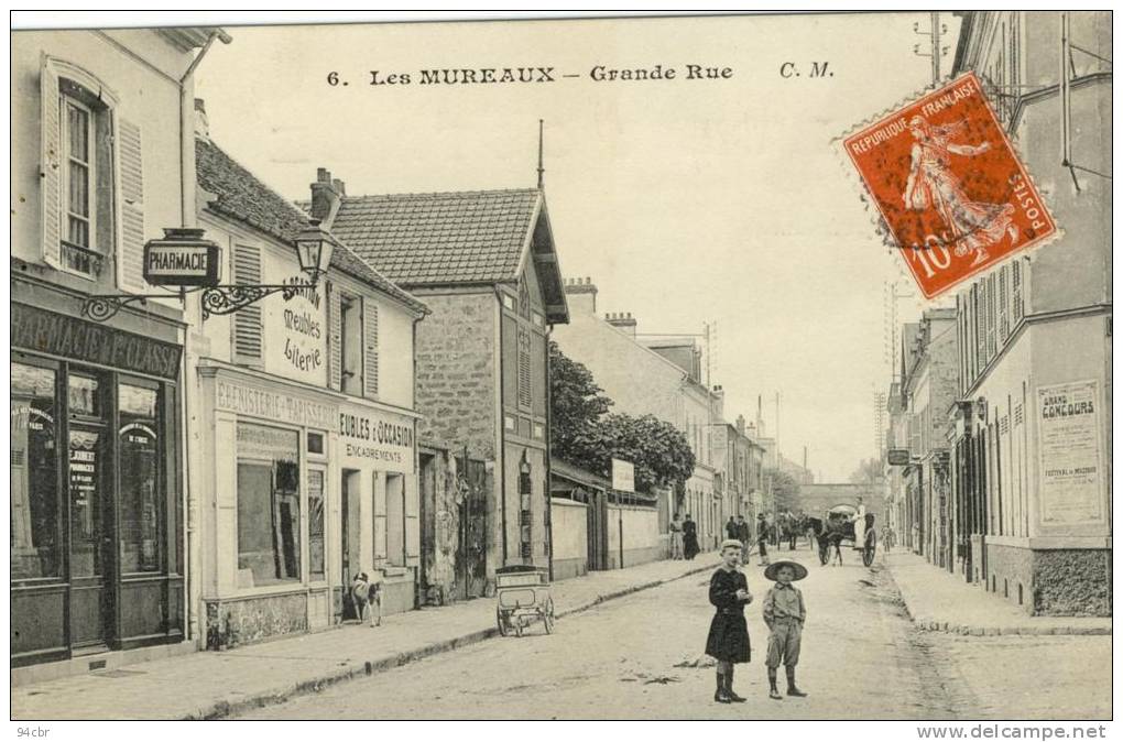 CPA (78) LES MUREAUX     Grande Rue - Les Mureaux