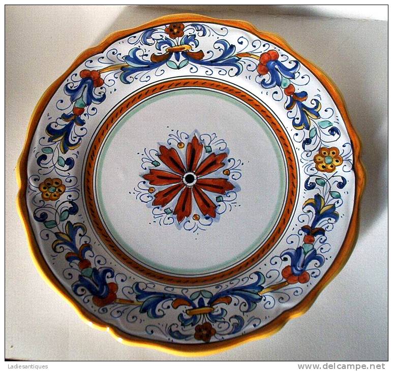 Deruta Ricco Plate - Bord - Assiette  - AS 2082 - Deruta (ITA)