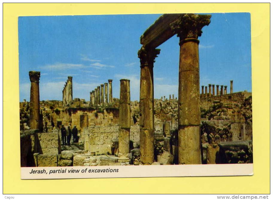 JORDANIE - JERASH Vue Partielle Des Excavations - Jordanie