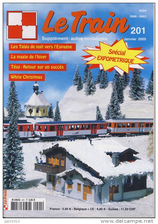 Magazine "le Train" N° 201 / Janvier 2005 - Französisch