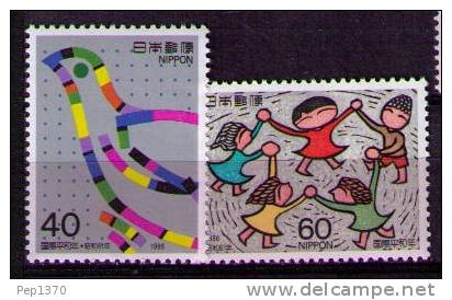 JAPON 1986 - AÑO INTERNACIONAL DE LA PAZ - YVERT Nº 1607-1608 - Ongebruikt