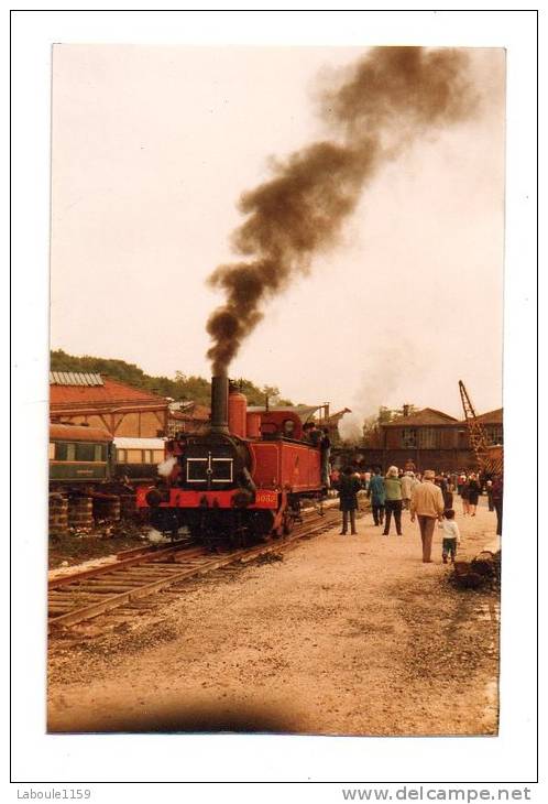 LONGUEVILLE SEINE ET MARNE PHOTO MODERNE : " Manifestation Gare Train Locomotive à Vapeur " - Chemin De Fer