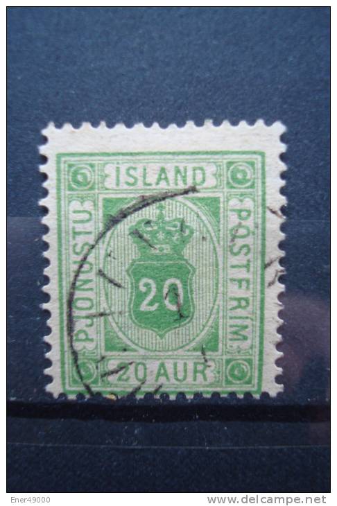 ISLANDE . SERVICE 8 OBLITERE - Dienstmarken