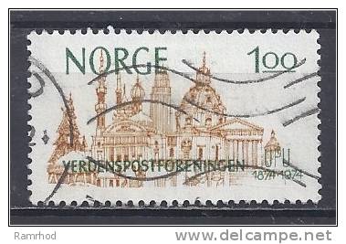 NORWAY 1974 Centenary Of Universal Postal Union - 1k Buildings Of The World  FU - Gebraucht