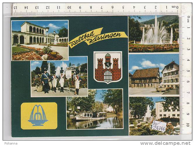 PO2434B# GERMANIA - GERMANY - WELTBAD KISSINGEN - STEMMA  No VG - Bad Kissingen