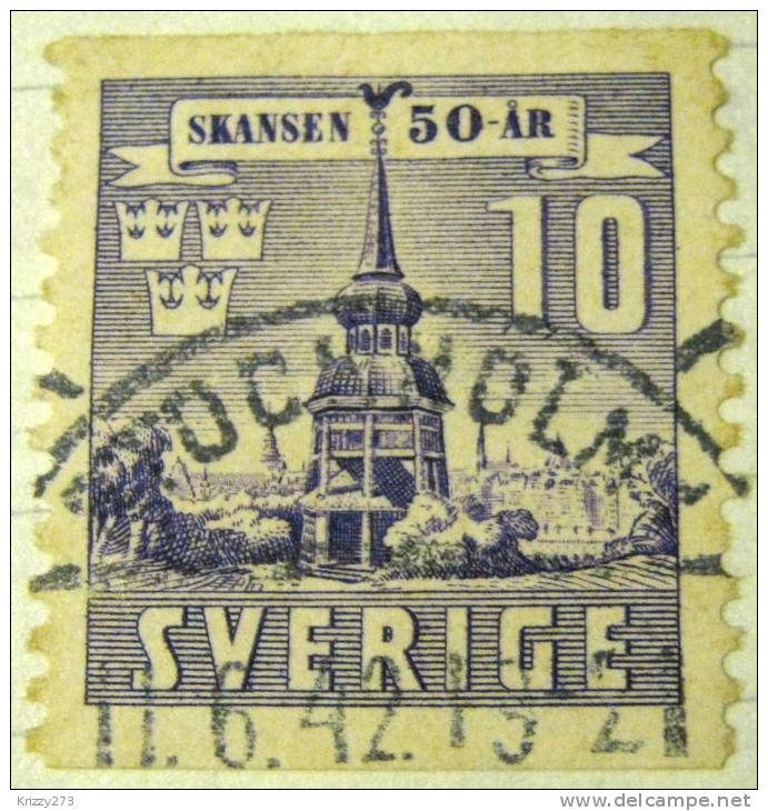 Sweden 1941 Hasjo Belfry 10ore - Used - Usados