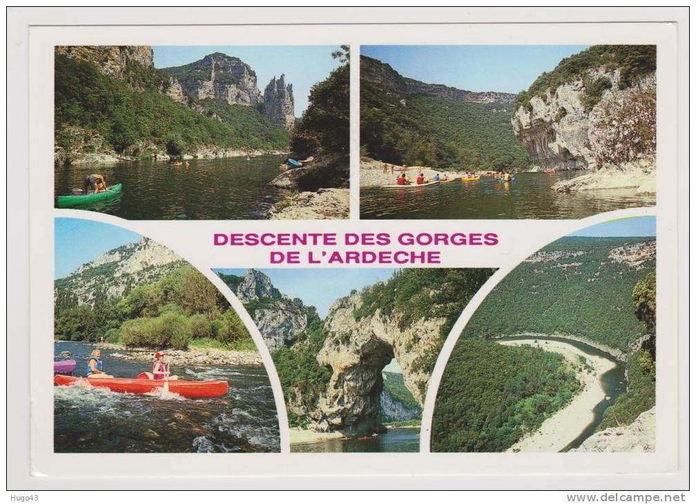 DESCENTE DES GORGES DE L´ ARDECHE  - LA DESCENTE DE VALLON A ST MARTIN - Saint Martin De Valamas