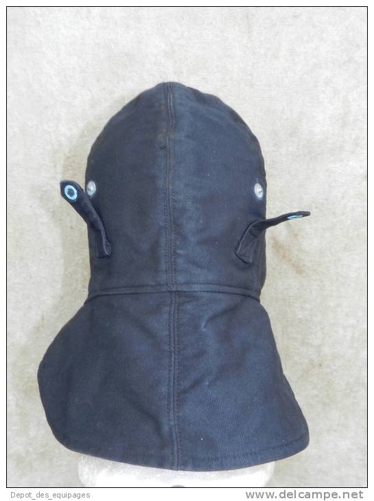 RARE BONNET - CAGOULE GRAND FROID U.S.  NAVY   39-45 - Casques & Coiffures