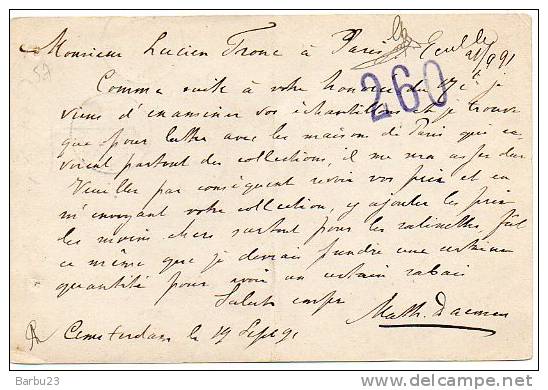 PAYS BAS  Carte Entier Postal - Postal Stationery