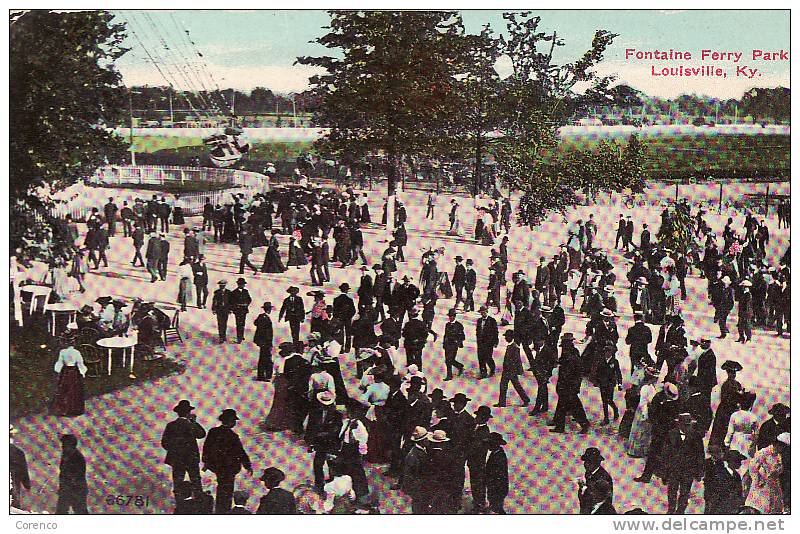 8692    LOUISVILLE   Fontaine Ferry Park     Circulée 1911 - Louisville