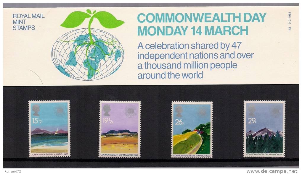1983 - Commonwealth Day - Presentation Packs