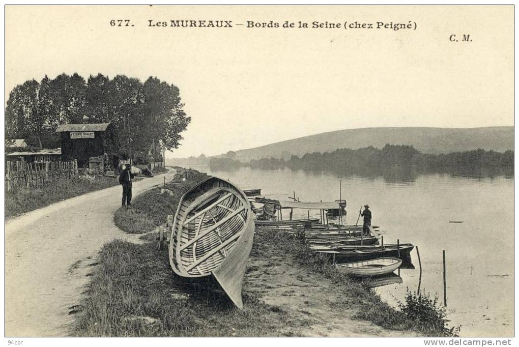 CPA(78) LES MUREAUX      Bords De La Seine (chez Peigné) - Les Mureaux