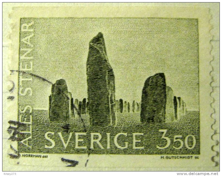 Sweden 1966 Ales Stones Kaseberga 3.50kr - Used - Gebraucht