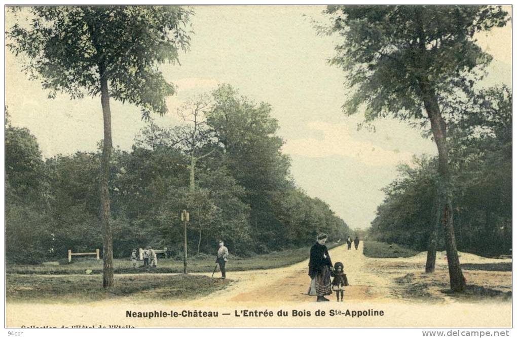CPA(78)  NEAUPHLE LE CHATEAU   L Entree Du Bois De Ste Appoline - Neauphle Le Chateau
