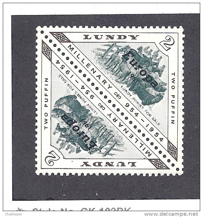 Lundy Island 1961   2 Puffin  Triangle Pair Europa Horses MNH - Ohne Zuordnung