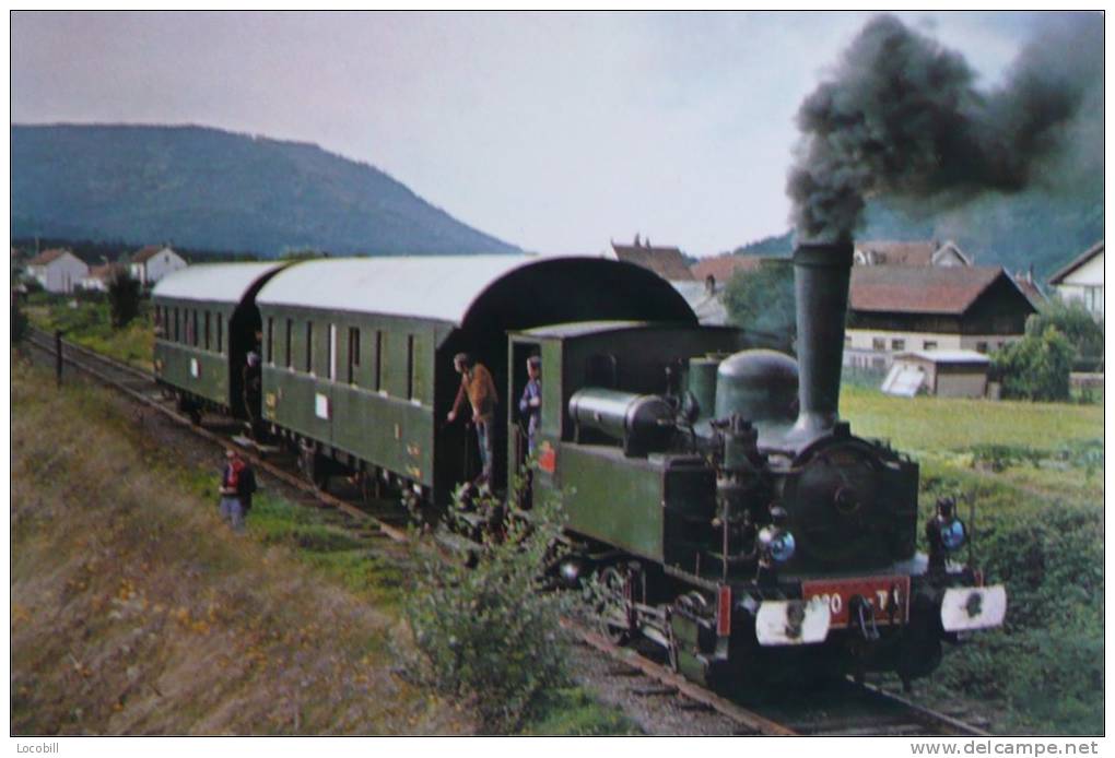 Vosges (88) - Train à Vapeur Dans La Vallée Du Rabodeau - Autres & Non Classés