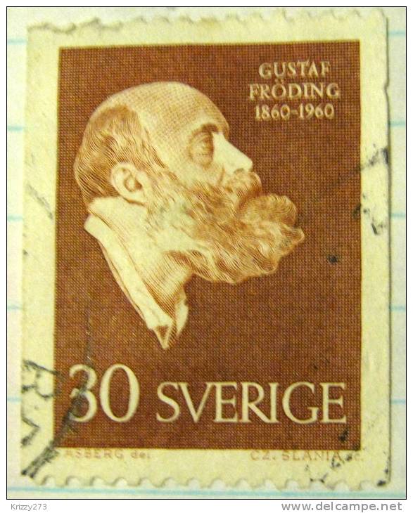 Sweden 1960 Gustav Froding 30ore - Used - Gebraucht