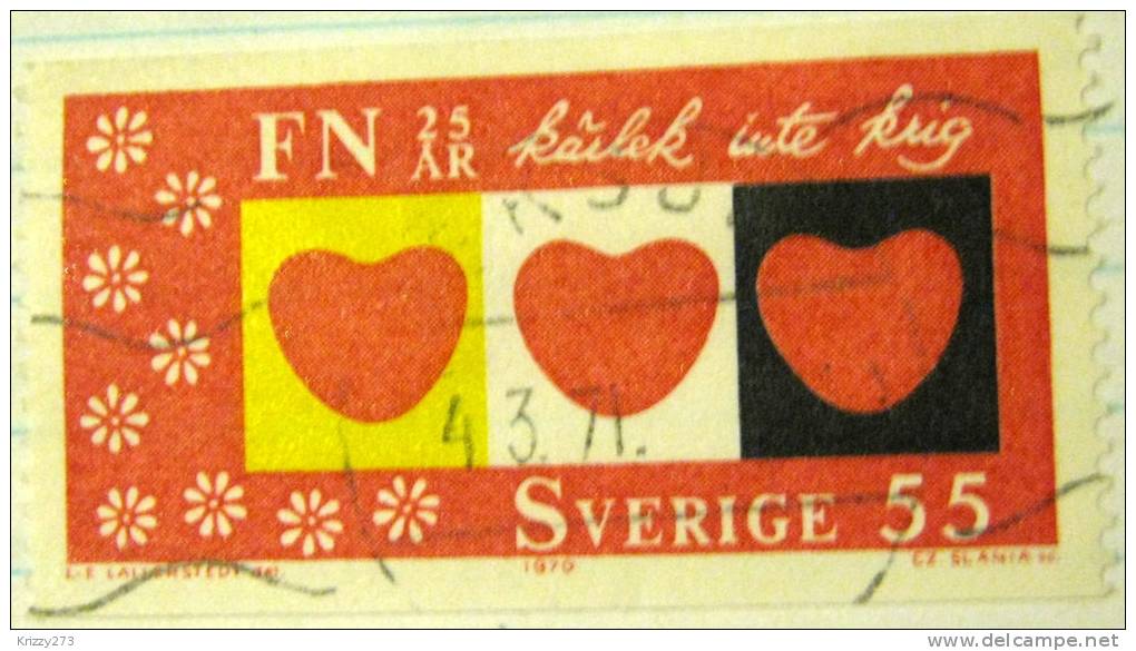 Sweden 1970 25th Anniversary 55ore - Used - Usados