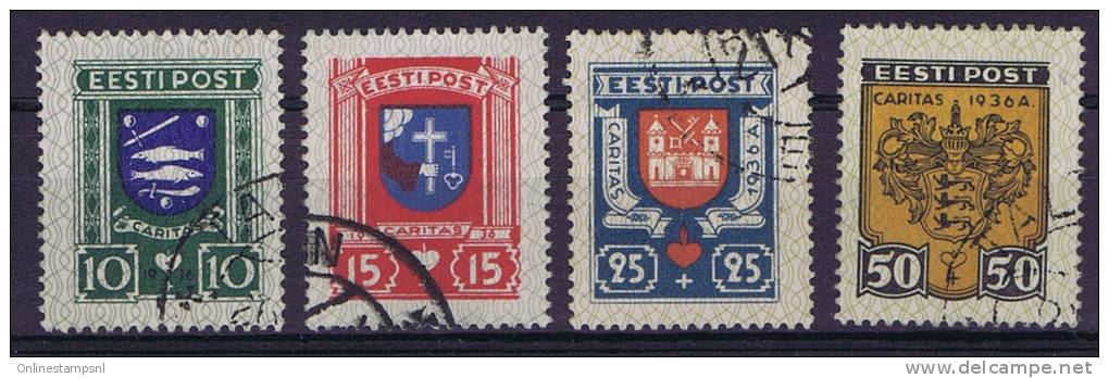 Estland: 1936  Michel Nr 109-112 Used - Estland