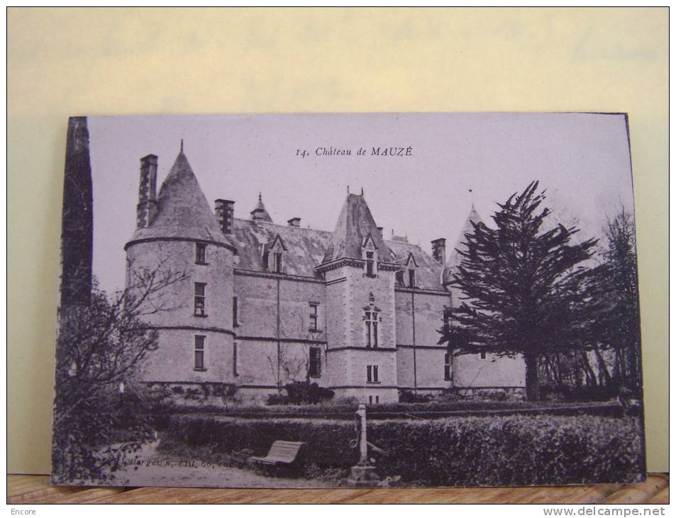 MAUZE (DEUX-SEVRES) CHATEAU.   2156JA - Mauze Sur Le Mignon