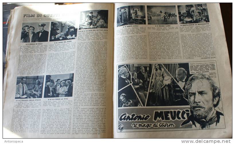 CINEMA - 2 NUMERI DI  "CINEMA" RIVISTA MENSILE DI CINEMATOGRAFO 1940-1941