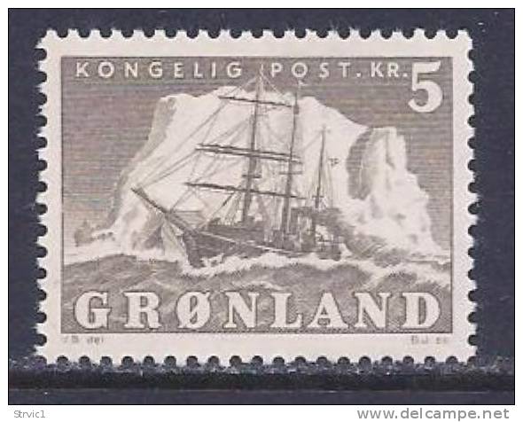 Greenland, Scott # 38 MNH Ship Gustav Holm, 1950 - Other & Unclassified