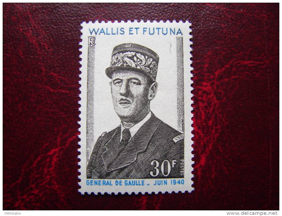 WALLIS ET FUTUNA - N° 180 - YT - 1971 - Anniversaire De La Mort Du Général De Gaulle. - ** - TTB - Unused Stamps