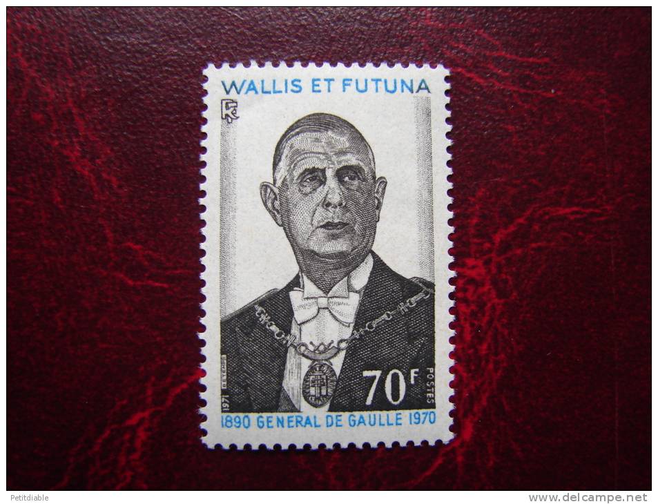 WALLIS ET FUTUNA - N° 181 - YT - 1971 - Anniversaire De La Mort Du Général De Gaulle. - ** - TTB - Ongebruikt